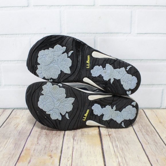 LL BEAN Strappy Floral Sport Sandals Size 7 M - Picture 8 of 8